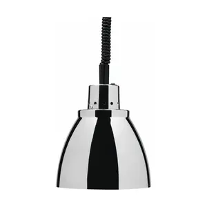 Wärmestrahler Ø 225 mm Chrom Infrarot Cookmax black