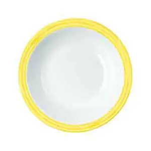 Teller tief Ø 20,5 cm Bistro Melamin Gelb 