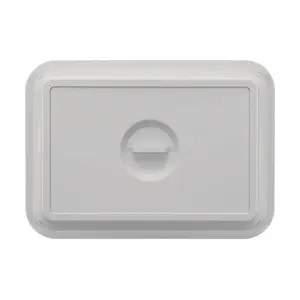 Cloche m. Griff hoch htp 284x201mm grau Bauscher