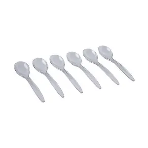 Eierlöffel 13cm Acryl klar  6er-Set Kayser Georg