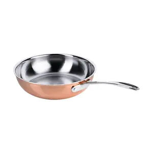 Pfanne tief aus Kupfer 28 cm Contacto