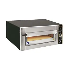 Pizzaofen, 1 Backkammer   für 6 Pizzen Ø 30 cm Cookmax black