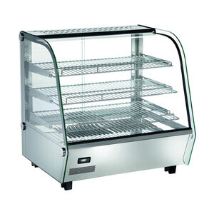 Warmhaltevitrine, Umluft, 120 l 680 x 570 x 670 230 V / 1,10 kW Cookmax orange