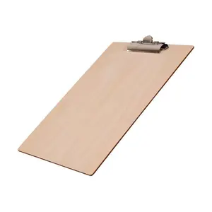 Klemmbrett f. Tageskarte A4 32x22x0,3 cm Birke hell 