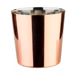 Servier-Eimer/-Becher 0,35ltr. Ø8,5cm H. Edelstahl Kupfer-Look Assheuer & Pott