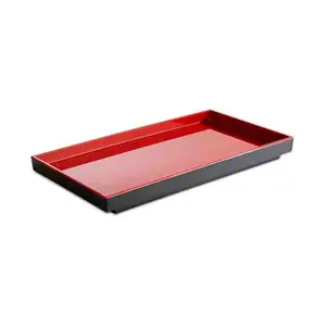 GN 1/3 Tablett 32,5x17,6cm H:3cm schwarz/rot Asia Plus Assheuer & Pott