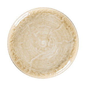 Teller flach Ø24cm coup Rakstone Krush beige RAK