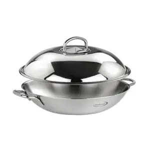 Wok mit Deckel Ø 36cm 6L Gourmet Cookmax