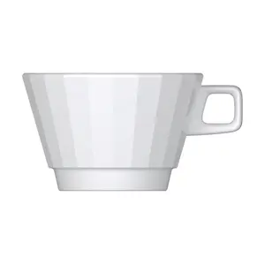 Obertasse konisch 0,26l Edge weiß Bauscher