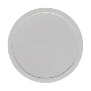 Deckel grau flach Ø128 Kunststoff-Deckel Bauscher