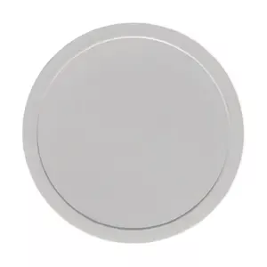 Deckel grau flach Ø128 Kunststoff-Deckel Bauscher