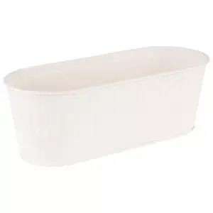 Besteckbehälter / Korb 29,5 x 12 cm, H: 10 cm weiß Assheuer & Pott