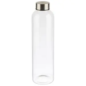 Trinkflasche 0,75l Ø 7 cm, H: 26,5 cm aus Glas Assheuer & Pott