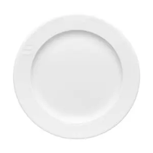 Teller flach 23cm Fahne         2550/23 Carat weiss Bauscher