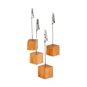 Kartenhalter 4er Set Holz Assheuer & Pott