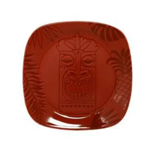 Teller quadr. 17x17cm Fusion Aztek rot RAK