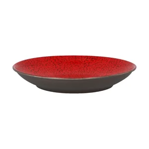Teller tief 28cm coup Fusion Ruby rot/schwarz RAK