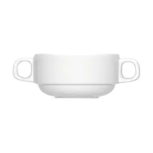 Suppenobere 0,25 ltr. stapelb Porzellan weiss  6257/026 Bauscher
