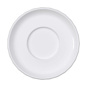 Untertasse rund 13cm Edge weiß Bauscher