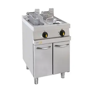 Elektro-Fritteuse 2 x 10 Liter 400 V 18 kW 700er Serie Cookmax