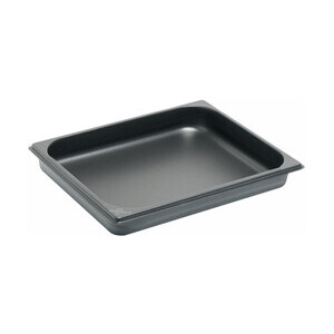 GN-Behälter GN 2/3 H= 40 mm Edelstahl beschichtet Cookmax silver