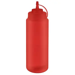 Quetschflasche 1,025ltr. H. 26,5cm rot Assheuer & Pott