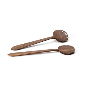 Salatbesteck Walnuss 32,5cm Continenta
