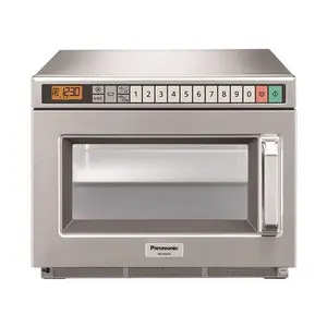 Mikrowellengerät Panasonic NE 2153-2  mit Zwischenplatte Cookmax silver