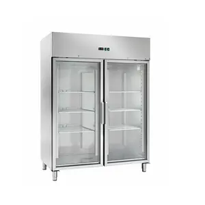 Umluft-Kühlschrank Glastür 1400 l GN 2/1 Cookmax orange