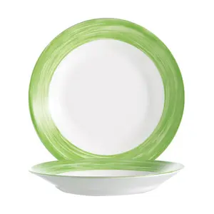 Teller tief 22,5cm Restaurant Brush Green 