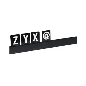 Buchstabenleiste schwarz Contacto