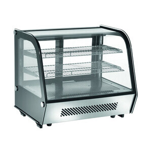 Tischkühlvitrine, Umluft, 160 l 874 x 568 x 686 230 V / 0,16 kW Cookmax orange
