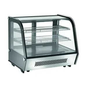 Tischkühlvitrine, Umluft, 160 l 874 x 568 x 686 230 V / 0,16 kW Cookmax orange