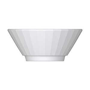 Schale rund konisch 13cm/0,37l Edge weiß Bauscher