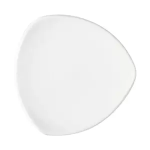 Teller flach 32cm coup dreieckig Options Weiss Bauscher