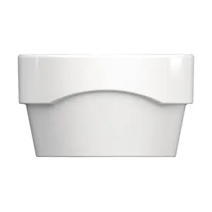 Schale planer Boden 10cm Inhalt 0,35 l       Airflow weiss Bauscher