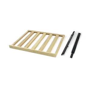 Holz-Flaschenboden inkl. Auflageschienen für 627016 bis 627019 Cookmax black