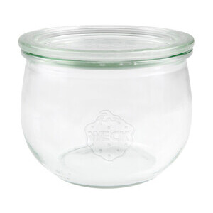 Einmachglas Tulpen-Form 580 ml o. Klammern u. Gummi Weck