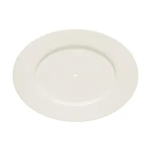 Etageren-Platte oval Fahne 24 cm Purity weiss            - MU - Bauscher
