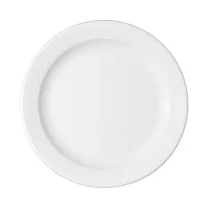 Teller flach 28cm Fahne         1150/28 B1100 weiss Bauscher