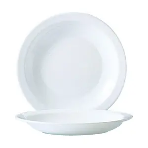 Teller tief 22,5 cm Hoteliere Uni Weiß 