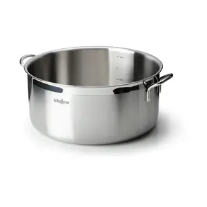 Bratentopf 40cm 23,9L Profi Edelstahl Schafferer