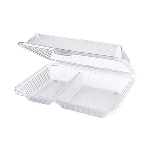 Behälter 2 Fächer 21 x 25,5 x 7,5 cm Eco-Takeouts weiß Contacto