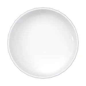 Schüssel rund stapelbar 15cm/0,60l Edge weiß Bauscher