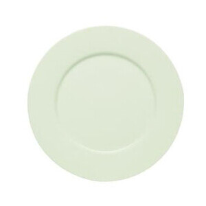 Teller flach Fahne 22 cm Purity weiss Bauscher
