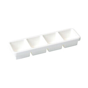 Gewürzbox 4fach o.D. weiss 2,8l Caddy Box 470x130x75mm Contacto