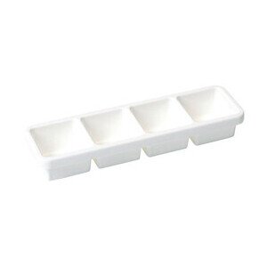Gewürzbox 4fach o.D. weiss 2,8l Caddy Box 470x130x75mm Contacto