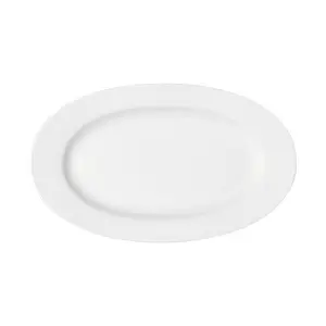 Platte oval 33cm Fahne Maitre weiss                    - MU - Bauscher