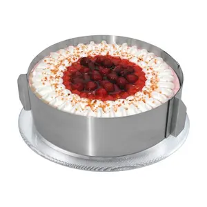 Tortenring mit Skala, H: 8,5cm extra hoch 