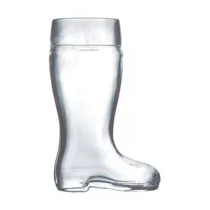 Bierstiefel 30,8cl 0,25l /-/ Pressglas Stölzle